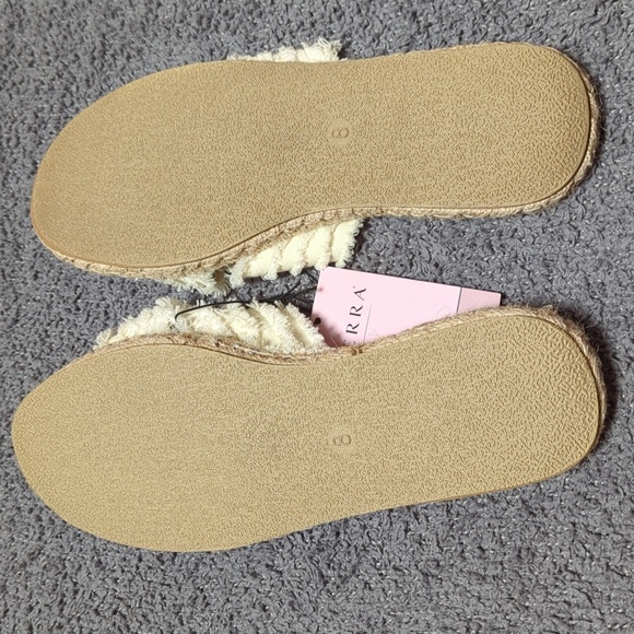 Ladies Frayed Canvas Summer Sandals (New, Size 8) - Picture 7 of 10